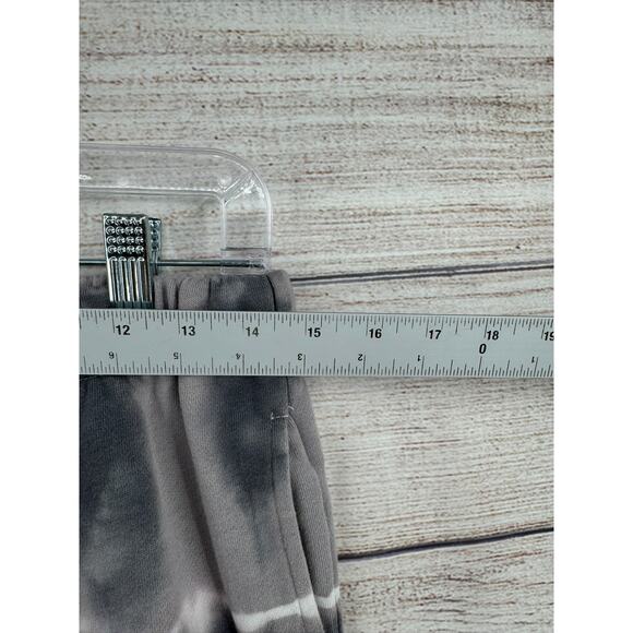 Lucky Brand Tie Dye Jogger Sweatpants Womens Small Gray White Chill at Home - Picture 11 of 12